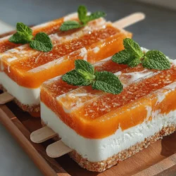 As the sun shines brighter and the days grow longer, there's nothing quite like indulging in refreshing summer treats. Among the myriad of choices, homemade popsicles stand out for their simplicity and delightful variety. They offer a cool respite from the heat while allowing you to experiment with flavors. One such enticing creation is the Tropical Bliss Mango Coconut Pops, a dessert that captures the essence of summer in every bite. This recipe marries the sweetness of ripe mangoes with the creamy richness of coconut, resulting in a tropical experience that delights both children and adults alike. Perfect for warm weather gatherings, picnics, or even just as a personal indulgence, these popsicles are sure to become a favorite.