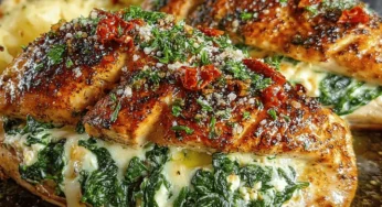 Feta & Spinach Stuffed Chicken Breasts
