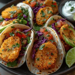 In recent years, plant-based tacos have surged in popularity, captivating the hearts and taste buds of health-conscious food lovers, families, and taco enthusiasts alike. These delightful alternatives to traditional meat-filled tacos allow for creativity in the kitchen while supporting a balanced diet. Among the myriad of plant-based taco options, Crunchy Air-Fried Avocado Tacos stand out as a unique and flavorful choice. This recipe not only celebrates the creamy, rich texture of avocados but also employs the innovative technique of air frying, offering a crispy exterior without the excess calories.