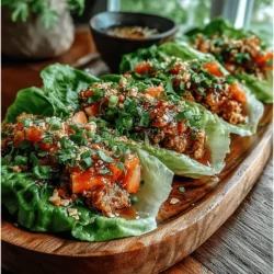 As the weather warms up and the days grow longer, many of us begin to crave lighter, more refreshing meals that not only satiate our appetites but also invigorate our senses. If you're on the lookout for a dish that encapsulates these qualities, look no further than Refreshing Chicken Lettuce Wraps with Watermelon Glaze. This recipe combines the savory goodness of ground chicken with the bright, vibrant flavors of fresh vegetables, all wrapped in crisp lettuce leaves and drizzled with a sweet and tangy watermelon glaze. It's a delightful dish that is not only delicious but also packed with nutritional benefits.