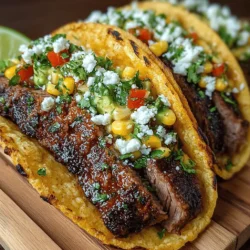 Sizzling Steak Tacos with Zesty Corn Salsa