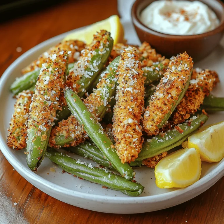 In the culinary world, the air fryer has rapidly gained traction as a go-to appliance for health-conscious home cooks. This innovative cooking method allows for the creation of crispy, delicious dishes with significantly less oil than traditional frying. One delightful recipe that perfectly embodies this trend is Crunchy Air-Fried Green Bean Fries. These vibrant, green snacks are not only a healthier alternative to conventional fries but also pack a nutritional punch, making them an appealing choice for both adults and kids alike.