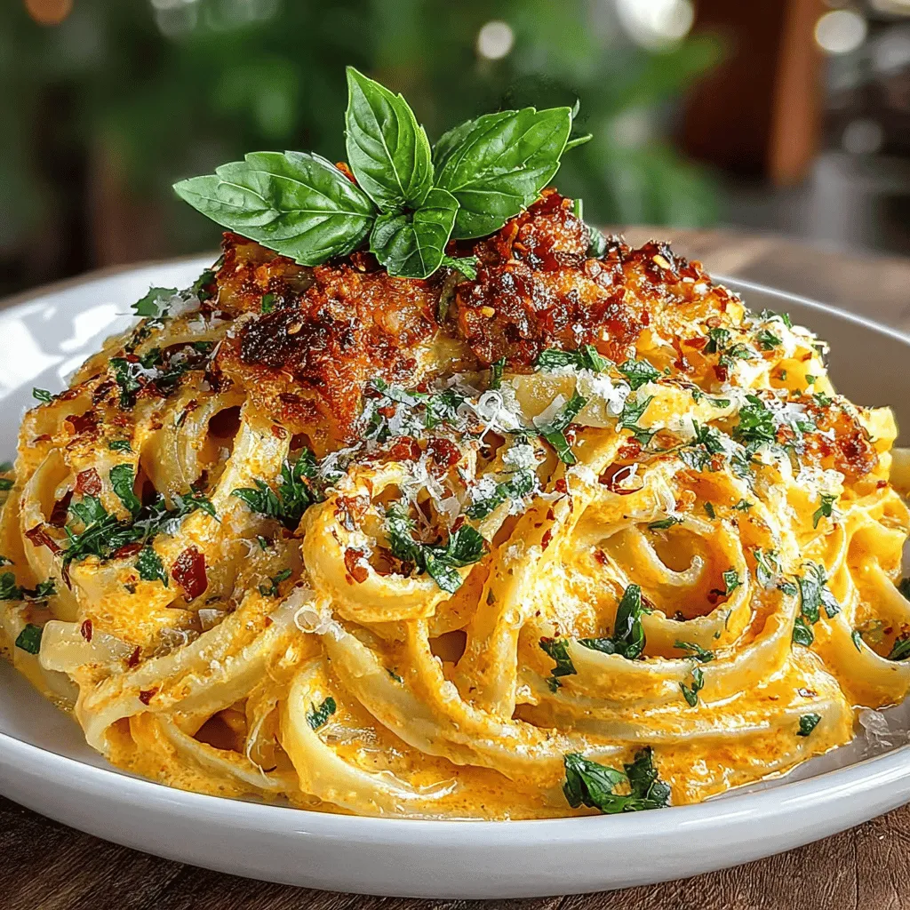 When it comes to comfort food, few dishes can rival the rich, creamy goodness of Alfredo pasta. This Savory Roasted Red Pepper Alfredo Pasta is a delightful twist on the classic dish, infusing vibrant flavors that make it stand out. The addition of roasted red peppers not only enhances the visual appeal but also brings a unique sweetness and depth to the Alfredo sauce, transforming a traditional favorite into something extraordinary. Whether you’re preparing a hearty family meal or aiming to impress guests at a special occasion, this recipe is sure to satisfy.