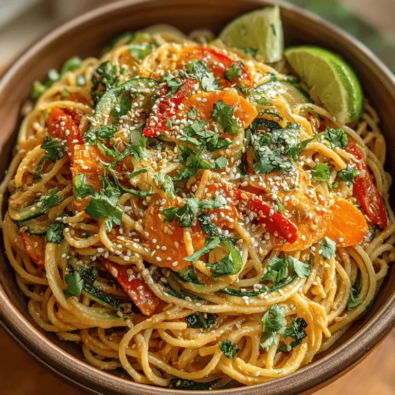 Chilled noodle dishes have gained immense popularity in culinary circles around the world, celebrated for their refreshing qualities and versatile flavors. Perfect for warm weather meals, these dishes highlight the vibrant ingredients and bold tastes of various cuisines. One standout option is the Chilled Thai Peanut Noodle Bliss, a delightful combination of creamy peanut sauce, fresh vegetables, and perfectly cooked noodles that delivers a satisfying experience with every bite. This dish not only pleases the palate but also embodies a healthy approach to dining, making it an excellent choice for those looking to nourish their bodies without sacrificing flavor.