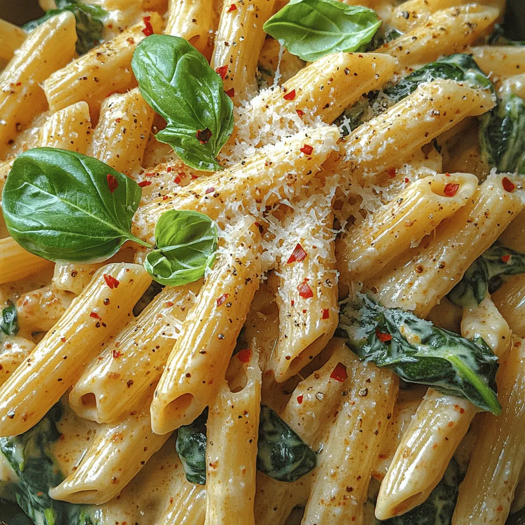 When it comes to comforting pasta dishes, few can rival the allure of creamy garlic spinach penne. This Italian-inspired recipe is a delightful symphony of flavors, boasting the rich aroma of garlic, the earthy freshness of spinach, and the indulgent creaminess that makes every bite feel like a warm embrace. Ideal for both casual weeknight dinners and elegant gatherings, this dish is not just a meal; it's an experience that brings satisfaction and joy to the table.