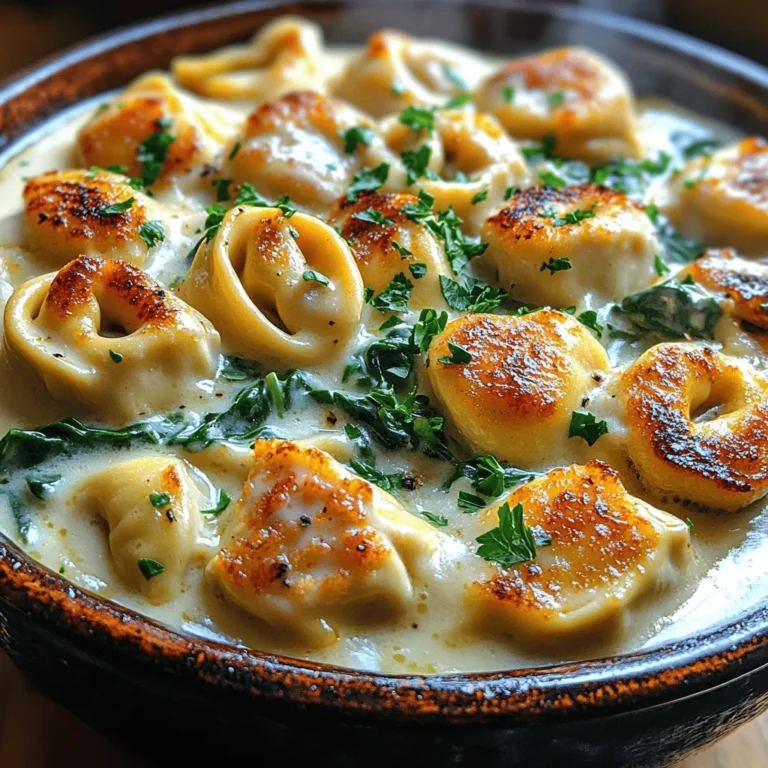 In the realm of comfort food, few dishes hold a candle to the creamy, indulgent delight of Chicken Alfredo Tortellini. This dish seamlessly marries the rich, velvety texture of Alfredo sauce with tender chicken and cheesy tortellini, creating a satisfying meal that's perfect for any occasion. Whether you're planning a family dinner, hosting a gathering with friends, or simply seeking a cozy night in, this recipe promises to deliver a burst of flavor and warmth with every bite. Its straightforward preparation makes it accessible to cooks of all skill levels, while its balance of creamy and savory notes ensures it will quickly become a favorite in your culinary repertoire.