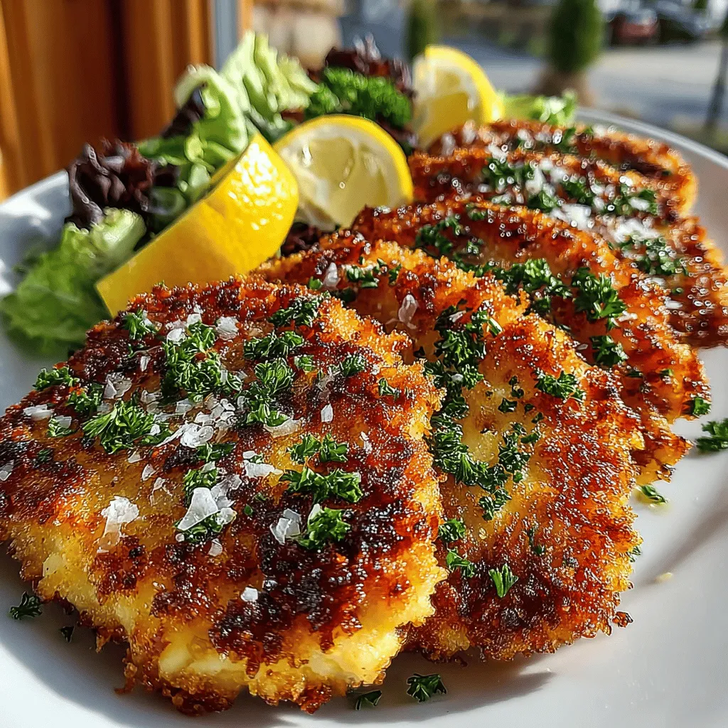 When it comes to family meals and gatherings, few dishes resonate as warmly as Golden Parmesan-Crusted Chicken Cutlets. This delightful recipe combines the satisfying crunch of a perfectly fried crust with the rich, cheesy flavor of Parmesan, making it a perennial favorite among both kids and adults alike. Whether you're preparing a weeknight dinner or hosting a special occasion, these chicken cutlets promise to impress with their simple yet decadent appeal.