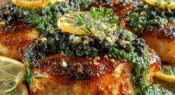 Mediterranean Delight: Chicken with Olive Tapenade