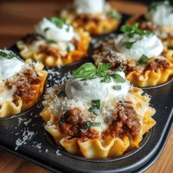 Lasagna is a beloved dish that has graced dinner tables for generations. Its rich layers of pasta, cheese, sauce, and savory fillings create a comforting meal that many of us have cherished since childhood. However, the traditional lasagna can be time-consuming and labor-intensive, often requiring hours of preparation and cooking. Enter the No-Bake Lasagna Cups—a modern interpretation of this classic dish that combines convenience with flavor, perfect for busy families and casual gatherings.