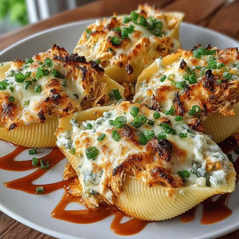 Buffalo chicken flavors have surged in popularity over the years, becoming a staple in American cuisine. This zesty, spicy flavor profile has found its way into a multitude of dishes, from classic buffalo wings to salads and dips. The versatility of buffalo chicken has inspired countless variations, making it a favorite among food lovers. One such delightful creation is Buffalo Bliss Stuffed Shells—an irresistible dish that masterfully combines the boldness of buffalo chicken with the comforting embrace of pasta.