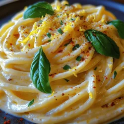 Creamy Zesty Lemon Pasta