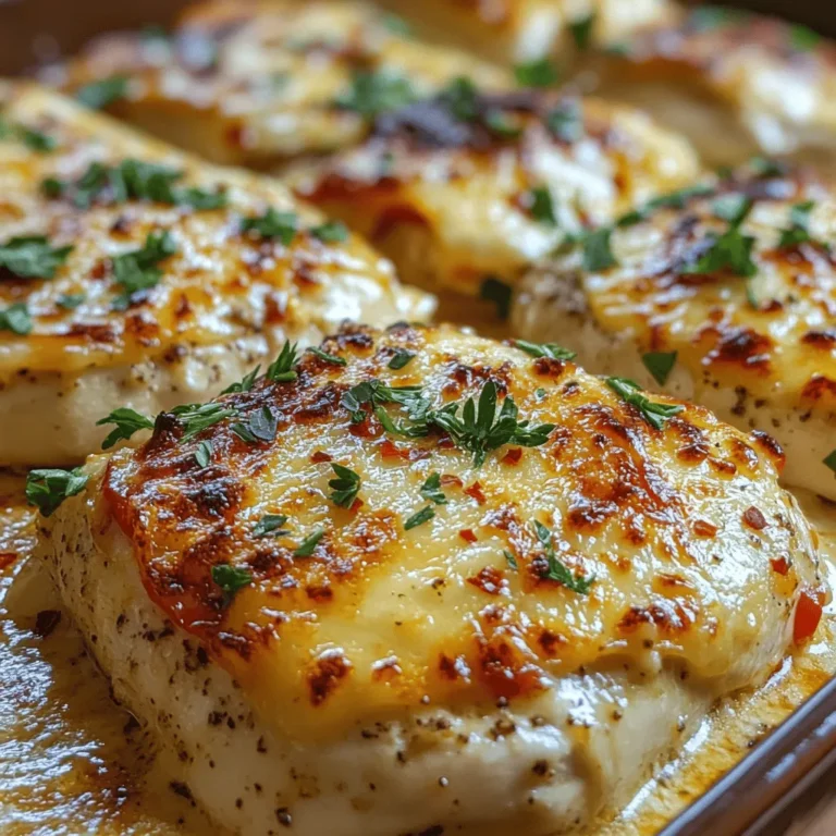 When it comes to creating a meal that satisfies both the palate and the heart, few dishes can compete with the Roasted Red Pepper Chicken Bake Delight. This delightful recipe melds the tender juiciness of chicken with the rich creaminess of cheese and the sweet, smoky flavor of roasted red peppers, creating a symphony of tastes and textures. Perfect for family dinners or gatherings with friends, this dish is not only a feast for the senses but also a comforting choice that appeals to both novice cooks and seasoned chefs alike.