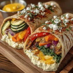 Roasted Veggie Hummus Wraps: A Nutritious Delight