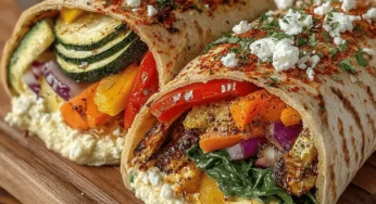 Roasted Veggie Hummus Wraps: A Nutritious Delight