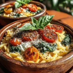 Step into the world of comforting, rich flavors with Roasted Garlic and Parmesan Orzo Bowls—an exquisite dish that beautifully marries the creamy texture of orzo pasta with the aromatic essence of roasted garlic and the vibrant freshness of vegetables. This recipe transcends the ordinary, creating a symphony of tastes and textures that can delight both the palate and the senses. Whether you're looking for a quick weeknight dinner or an impressive dish for a special occasion, these orzo bowls promise to be a hit, captivating family and friends alike.