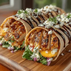 Juicy Fresh Peach Chicken Wraps: A Delightful Culinary Experience