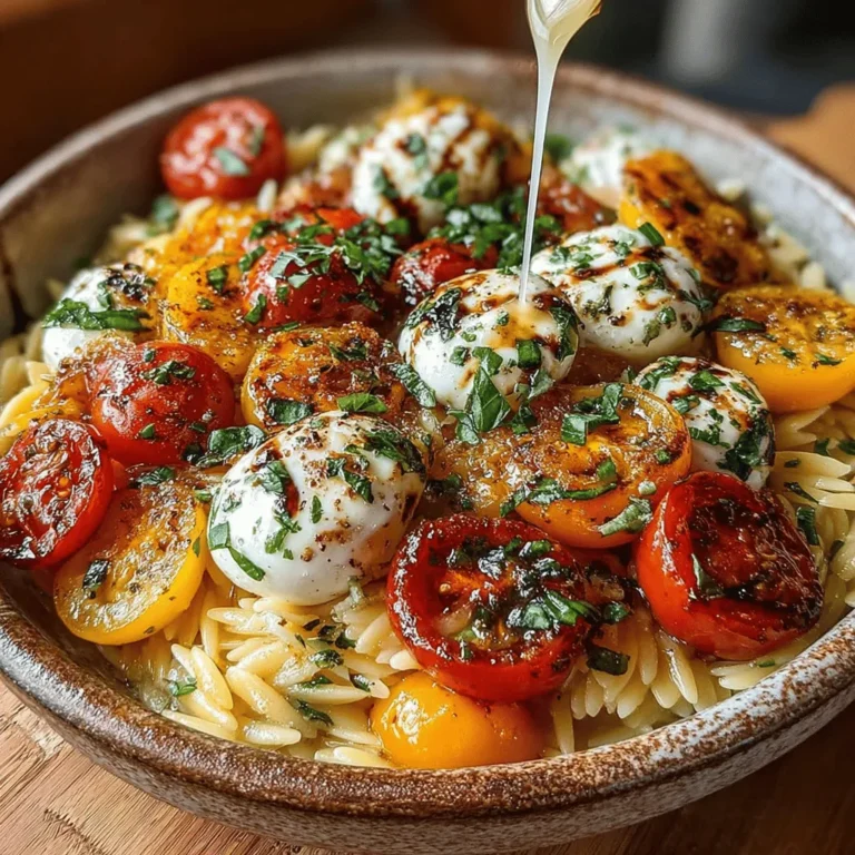 As the temperatures rise and the days stretch longer, nothing quite satisfies like a light and refreshing dish that embodies the vibrant flavors of summer. Enter the Chilled Caprese Orzo Bowl—a delightful combination of al dente orzo pasta, juicy cherry tomatoes, creamy mozzarella, and aromatic fresh basil, all brought together with a zesty dressing. This dish is not only perfect for warm weather but also versatile enough to serve as a light meal, a satisfying side, or even a centerpiece for a picnic or family dinner.