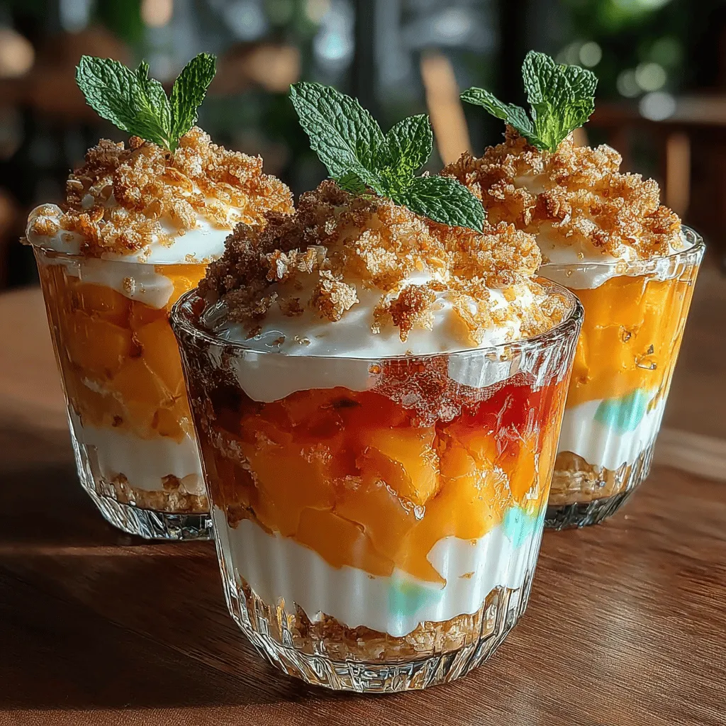 As the summer sun starts to blaze, the craving for refreshing desserts becomes almost irresistible. The season calls for treats that are not only cool and satisfying but also nourishing. Among the myriad of summer dessert options, Chilled Peach Paradise Yogurt Cups stand out as a delightful choice. This recipe combines the sweetness of fresh peaches with the creaminess of Greek yogurt, creating a healthy and delicious treat perfect for warm days. Whether you’re hosting a backyard barbecue or simply looking for a quick and satisfying snack, these yogurt cups offer a burst of flavor and nutrition in every bite.