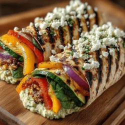 As the world becomes increasingly health-conscious, the appeal of grilled veggie and hummus wraps continues to grow. These wraps are not only a feast for the eyes with their colorful array of fresh vegetables, but they are also a satisfying and nutritious choice for any meal. Perfect for lunch, dinner, or even a snack, grilled veggie and hummus wraps offer a delightful blend of flavors and textures that can please even the most discerning palates. Whether you are a seasoned vegetarian, a vegan enthusiast, or simply looking to incorporate more vegetables into your diet, this recipe is an excellent way to enjoy wholesome ingredients in a convenient format.