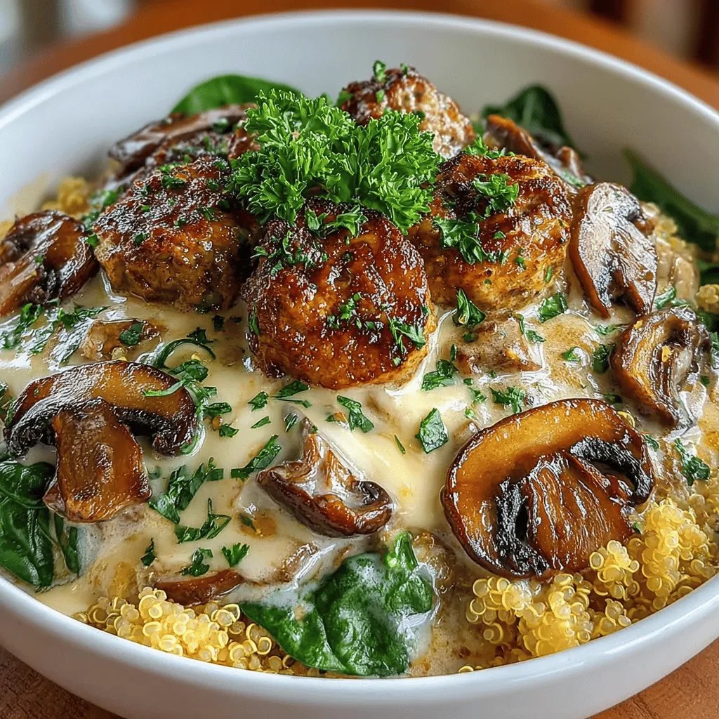 In the realm of comforting meals, few dishes can evoke the warmth and nostalgia of a classic burger quite like the Savory Mushroom & Swiss Burger Bowl. This innovative twist on a beloved favorite marries the robust flavors of a traditional burger with the freshness of a bowl-style presentation, making it a perfect choice for family dinners or cozy nights in. The beauty of this recipe lies not only in its delightful taste but also in its versatility and nutrition, striking a balance between indulgence and health-conscious eating.