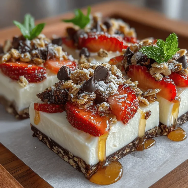 In the quest for healthy yet delicious snacks, Berry Bliss Chilled Yogurt Bark emerges as a delightful option for food enthusiasts of all ages. This refreshing treat combines the creamy goodness of Greek yogurt with the vibrant flavors of fresh strawberries, topped with crunchy granola and optional indulgences like nuts or chocolate chips. The result is a visually stunning and delectable snack that is not only satisfying but also packed with nutrients.