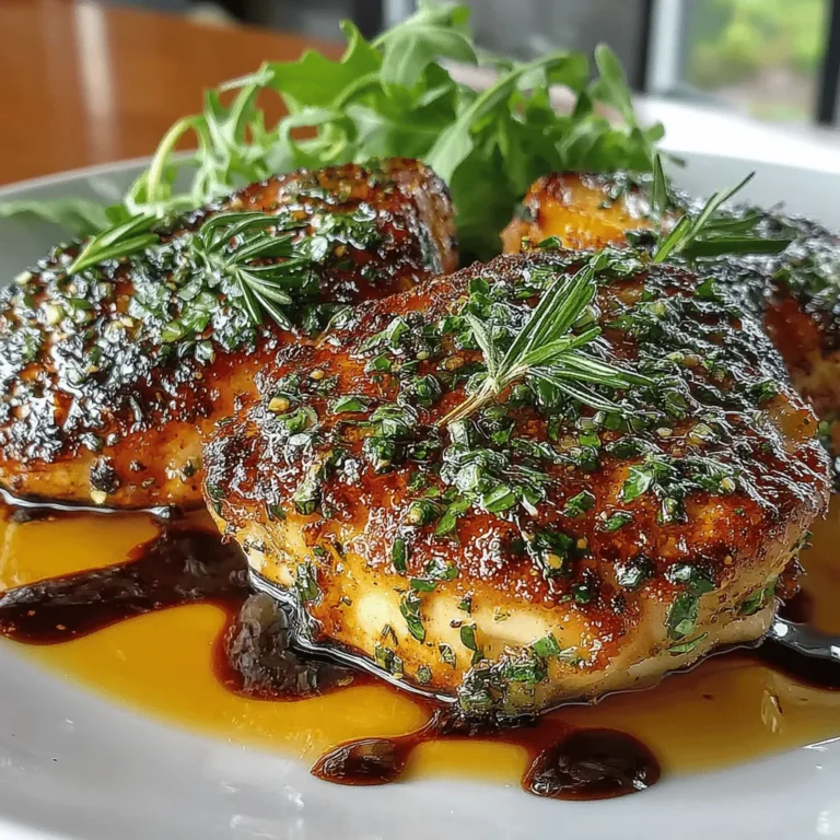 When it comes to culinary delights, few dishes can match the intriguing combination of savory and sweet that defines Savory Garlic Herb Chicken with Caramelized Peaches. This recipe brings together the rich, aromatic flavors of marinated chicken and the luscious sweetness of peaches, creating a dish that is as visually appealing as it is delicious. The juxtaposition of tender chicken, infused with herbs and spices, alongside juicy, caramelized fruit, offers a unique dining experience that tantalizes the taste buds and elevates any meal.