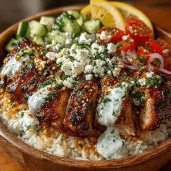 In the world of culinary delights, few dishes manage to capture the imagination quite like Lemon Herb Chicken Gyro Bowls. This vibrant recipe brings together an array of fresh ingredients, zesty flavors, and wholesome nutrition, making it not just a meal, but an experience. Ideal for weeknight dinners or meal prep, Lemon Herb Chicken Gyro Bowls appeal to both seasoned cooks and kitchen novices alike, thanks to their ease of preparation and adaptable nature.