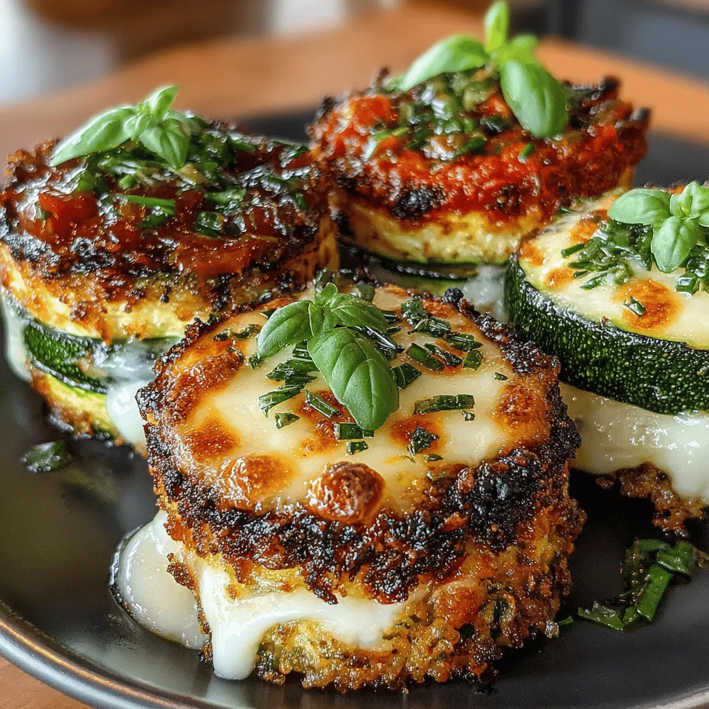 If you're on the lookout for a delicious and healthy alternative to traditional lasagna, look no further than Zucchini Parmesan Mini Lasagna Cups. This innovative dish takes the beloved flavors of classic lasagna and transforms them into bite-sized portions, perfect for those who want to indulge without the guilt. These mini cups offer a delightful combination of creamy ricotta, melty mozzarella, and savory marinara, all nestled between layers of tender zucchini. Not only are they a feast for the taste buds, but they also present a fantastic option for anyone seeking gluten-free or low-carb meals.