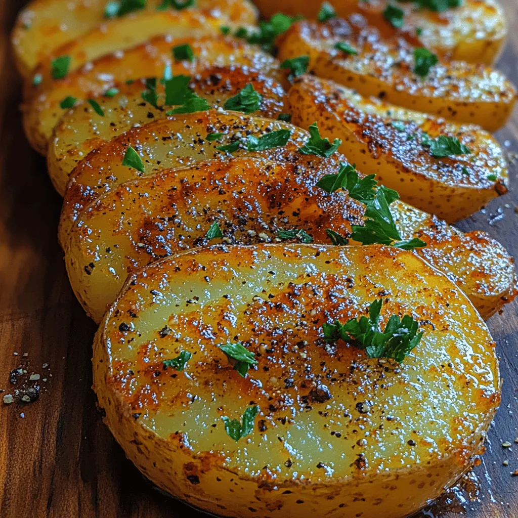 Potatoes have long been celebrated as a quintessential comfort food, cherished for their versatility and ability to satisfy cravings. From creamy mashed potatoes to crispy fries, the humble spud has found its way into kitchens around the world, earning a special place in our hearts and on our plates. Among the myriad of potato preparations, Crispy Garlic Potato Slices stand out as a delightful combination of flavor and texture that is sure to please anyone who takes a bite. This recipe is not only perfect as a savory snack but also works beautifully as a side dish, elevating any main course with its irresistible crunch and aromatic garlic notes.