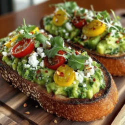 Avocado toast has taken the culinary world by storm, becoming a staple in cafes and homes alike. This dish, once a simple breakfast option, has evolved into a trendy meal that caters to a variety of palates and dietary preferences. One of the most exciting variations of this beloved dish is Zesty Lemon Avocado Toast. By infusing bright, tangy lemon into the creamy avocado, this recipe not only elevates the flavor profile but also enhances the overall freshness of the dish.