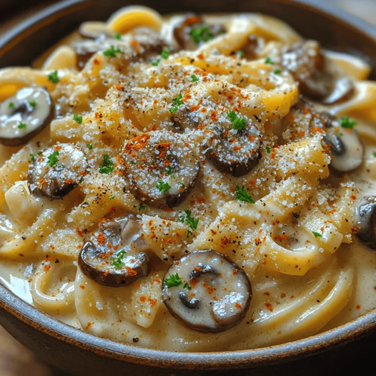 When it comes to comfort food, few dishes can rival the rich, velvety experience of a classic Alfredo pasta. The Heavenly Creamy Mushroom Alfredo Pasta takes this beloved recipe to new heights by incorporating earthy, flavorful mushrooms that enhance both the taste and nutritional value of the dish. This indulgent meal not only satisfies hunger but also warms the soul, making it a perfect choice for family dinners, date nights, or even a cozy solo evening at home.
