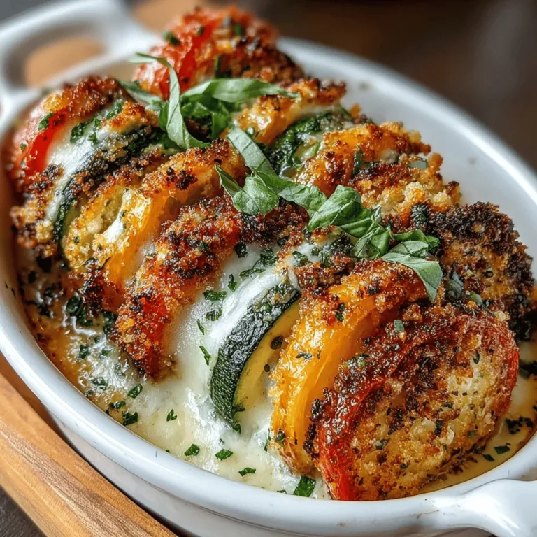 As summer rolls around and gardens flourish, one dish stands out for its ability to showcase the vibrant flavors of the season: Zucchini and Tomato Gratin Bake. This delightful recipe is not only a feast for the eyes with its colorful layers of fresh vegetables but also a comforting dish that brings warmth to any table. The creamy, cheesy goodness paired with the natural sweetness of the zucchini and the bright acidity of tomatoes makes it an irresistible option for both casual family dinners and festive gatherings.