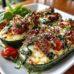 Zucchini has steadily gained popularity in the culinary world, celebrated for its versatility and ability to adapt to a wide range of flavors and cooking methods. This humble vegetable, a summer squash, is not only easy to find but also offers a plethora of health benefits, making it a favorite among health-conscious cooks. Among the many creative ways to enjoy zucchini, the concept of "zucchini boats" stands out as a fun and nutritious meal option. Mini Zucchini Parmesan Skillet Boats are a delightful variation that combines the fresh taste of zucchini with rich cheeses and vibrant vegetables, resulting in a dish that is both satisfying and wholesome.