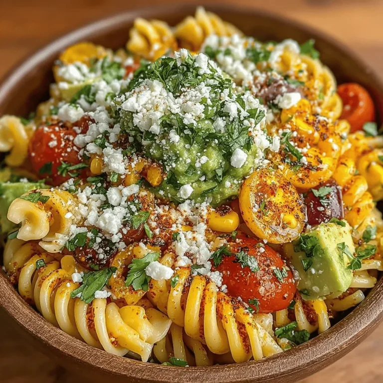 When it comes to summer gatherings and outdoor barbecues, a vibrant and refreshing salad can elevate any meal, and the Mexican Street Corn Pasta Salad does just that. This dish melds the beloved flavors of traditional Mexican street corn, known as elote, with the comforting heartiness of pasta salad. The result is a colorful and enticing dish that brings together sweet corn, creamy avocado, zesty lime, and salty cotija cheese, making it a perfect centerpiece for your summer table.