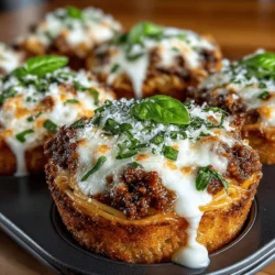 Mini Spaghetti Pie Muffins: Step-by-Step Instructions and Serving Suggestions