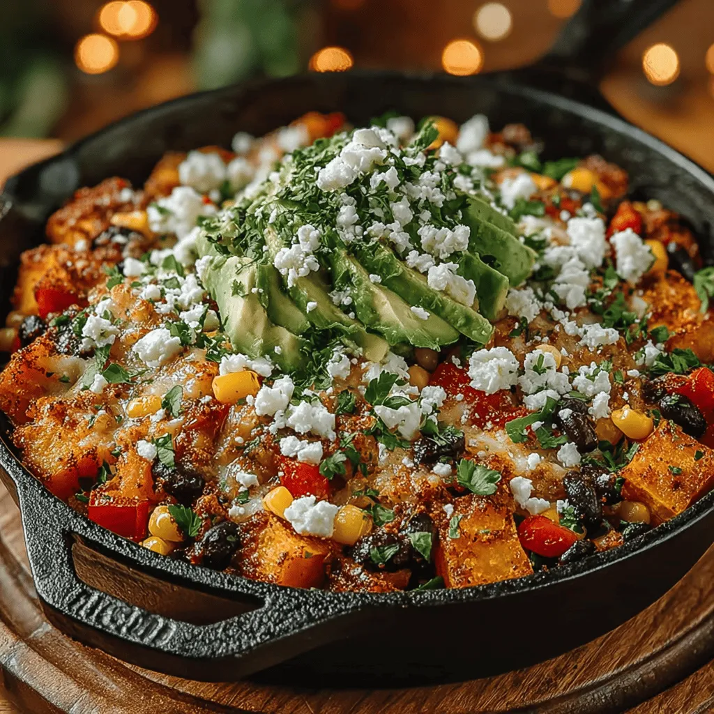 When it comes to creating a hearty and wholesome meal that tantalizes the taste buds, the Spicy Hatch Chili Sweet Potato Skillet stands out as a vibrant option. This dish brings together the comforting sweetness of roasted sweet potatoes, the distinctive heat of Hatch chilies, and the nutritional power of black beans and corn. It’s not just a meal; it’s an experience filled with layers of flavor and color that can elevate any dining occasion, whether a casual family dinner or a gathering with friends.