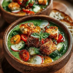 As the sun shines brighter and temperatures rise, nothing quite beats a bowl of gazpacho to cool you down. This cold soup, often associated with summer, is not just a delicious option; it’s a celebration of fresh vegetables that offers a burst of flavor and nutrition. Gazpacho is traditionally served chilled and made from a blend of ripe tomatoes, cucumbers, peppers, and herbs, making it a refreshing choice for warm days.