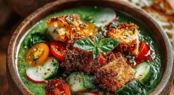 Refreshing Crockpot Cucumber Gazpacho