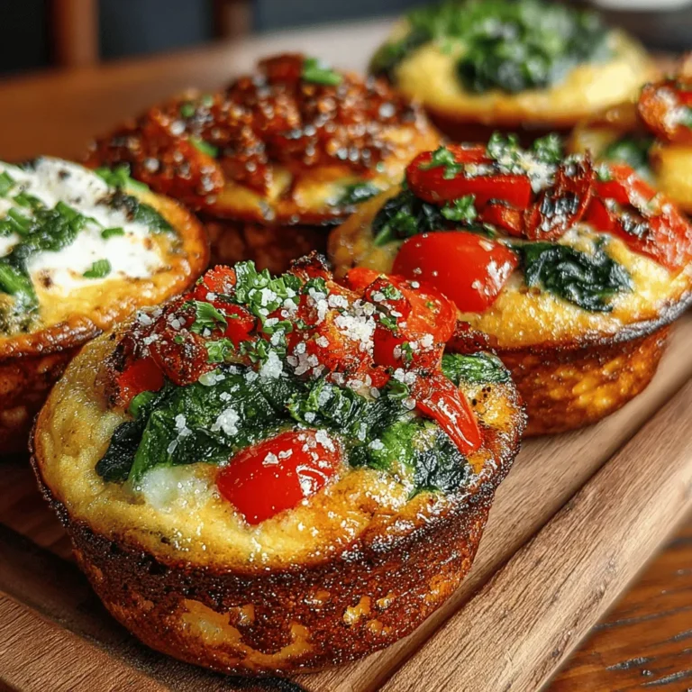 Begin by preheating your oven to 350°F (175°C). Proper oven temperature is crucial for baking your mini veggie frittata cups evenly. An adequately heated oven ensures that the frittatas rise well and cook through without becoming rubbery. Take a few moments to allow your oven to reach the desired temperature before placing the muffin tin inside.