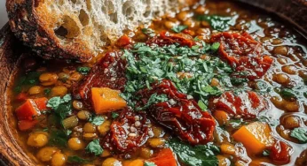 Spicy Hatch Chili Lentil Soup: A Flavorful Delight