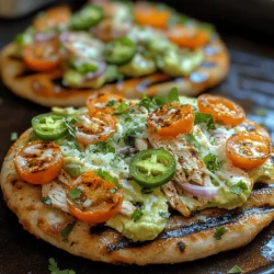 To truly appreciate the Grilled Chicken Avocado Flatbread, it’s essential to understand the foundation upon which it is built: flatbreads. Flatbreads come in various forms, from traditional options like pita and naan to whole wheat alternatives that cater to health-conscious diners. Whole wheat flatbreads offer a higher fiber content compared to their traditional counterparts, making them a more nutritious choice. They provide essential nutrients while still allowing for a delightful culinary experience.