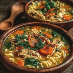 As the leaves start to change and the air turns crisp, nothing quite captures the essence of autumn like a warm bowl of chicken noodle soup. This timeless classic is not just a meal; it’s a nostalgic hug in a bowl, evoking memories of cozy family gatherings and chilly evenings spent indoors. The soothing aroma wafting from your kitchen as this dish simmers away is a gentle reminder that comfort food is only a few ingredients away.
