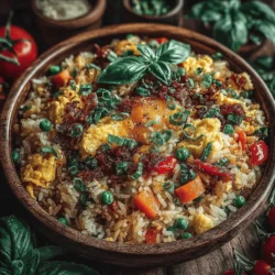 Balsamic Vinaigrette Fried Rice Recipe