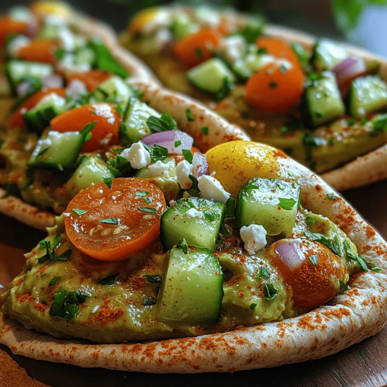 In today's fast-paced world, the appeal of healthy eating and simple meal preparation has never been more significant. As more people seek to maintain a balanced diet, quick and nutritious meals that are easy to prepare have become essential. One such delightful option is the Creamy Avocado Feta Pita Pockets. This recipe is not only a feast for the taste buds but also a powerhouse of nutrients, making it an excellent choice for lunch or a light dinner.