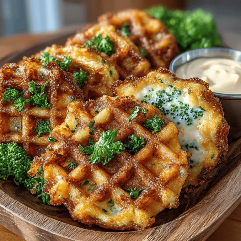 If you're looking for a fun and tasty way to incorporate vegetables into your diet, Cheesy Broccoli Waffle Bites are the perfect solution. These little bites are not only delicious but also versatile enough to serve as a snack, appetizer, or even a light meal. Combining the nutritious goodness of broccoli with the rich, comforting flavor of sharp cheddar cheese, this easy-to-follow recipe will have you and your family excited about eating vegetables.