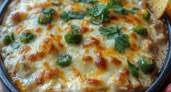 Hatch Green Chili Chicken Dip Delight: Step-by-Step Instructions and Serving Suggestions