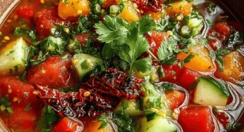 Spicy & Sweet Hatch Chili Gazpacho: A Refreshing Summer Delight