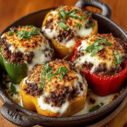 Mini Lasagna Pepper Boats: The Ultimate Comfort Dish