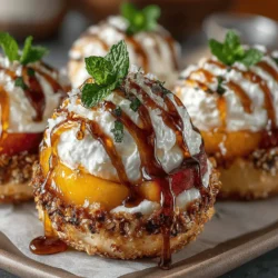As the sun shines brightly and temperatures rise, nothing satisfies quite like a refreshing dessert. Enter the Frosty Honey Peach Delights, a delightful summer treat that perfectly marries the natural sweetness of ripe peaches with the creamy richness of Greek yogurt. This recipe is designed not just to tantalize your taste buds, but also to provide a healthier alternative to traditional ice cream desserts, making it an ideal choice for families and health-conscious individuals alike.