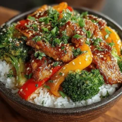 In the world of quick and nutritious meals, Colorful Broccoli Chicken Rice Bowls stand out as a delightful option that combines a medley of ingredients to create a dish that's as pleasing to the eye as it is to the palate. This recipe encapsulates the essence of a balanced meal, incorporating lean protein, vibrant vegetables, and wholesome grains, all harmonized in a single bowl. Ideal for busy weeknights or meal prep for the week ahead, these bowls offer a satisfying and nourishing experience for individuals and families alike.